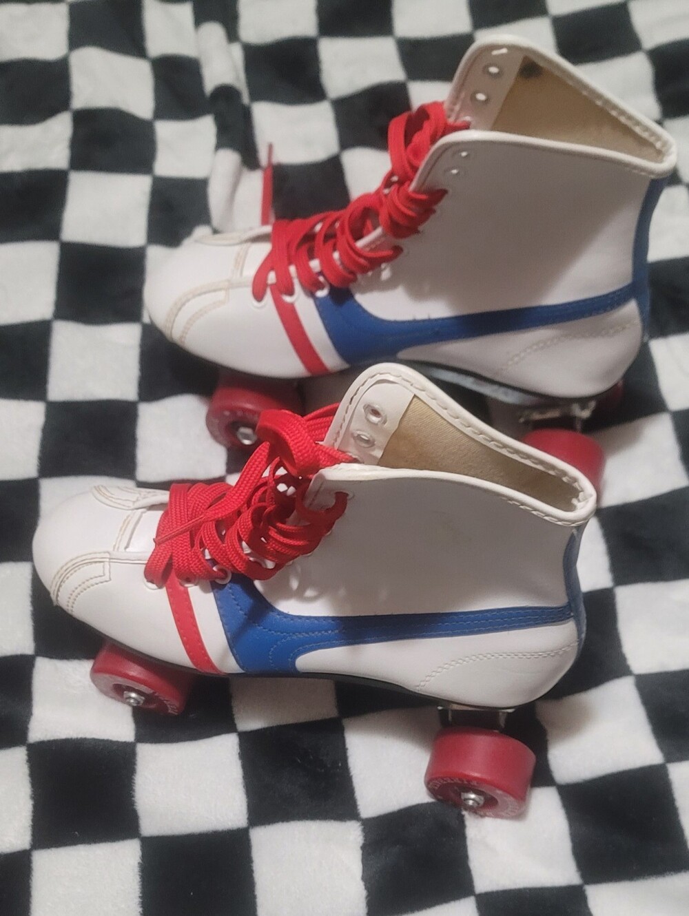 Vintage 80s Roller Derby Red,White,& Blue Roller Skates Women's Size 6 - 6.5 - Picture 8 of 9